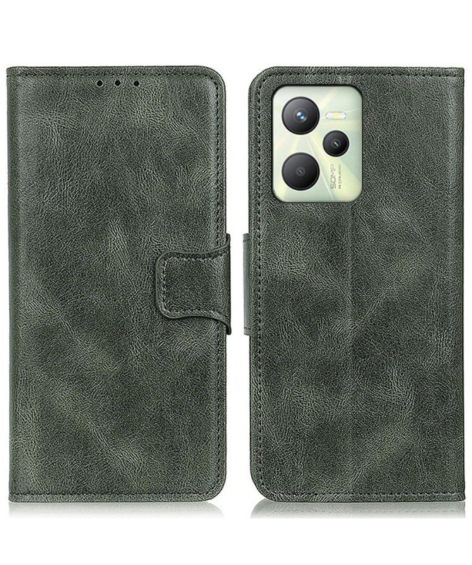 Housse Realme C35 Folio Simili Cuir Fonction Support