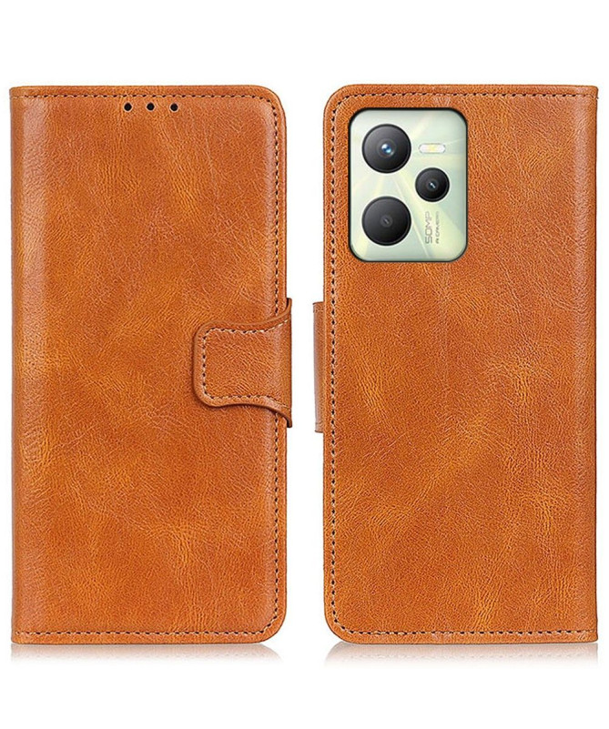 Housse Realme C35 Folio Simili Cuir Fonction Support