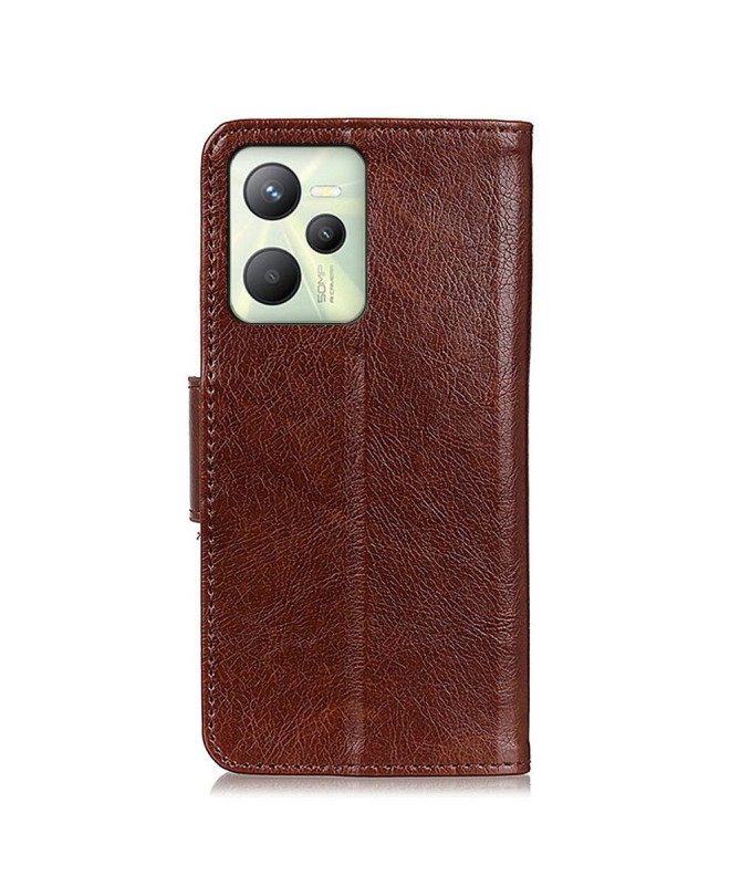 Housse Realme C35 imitation cuir nappa