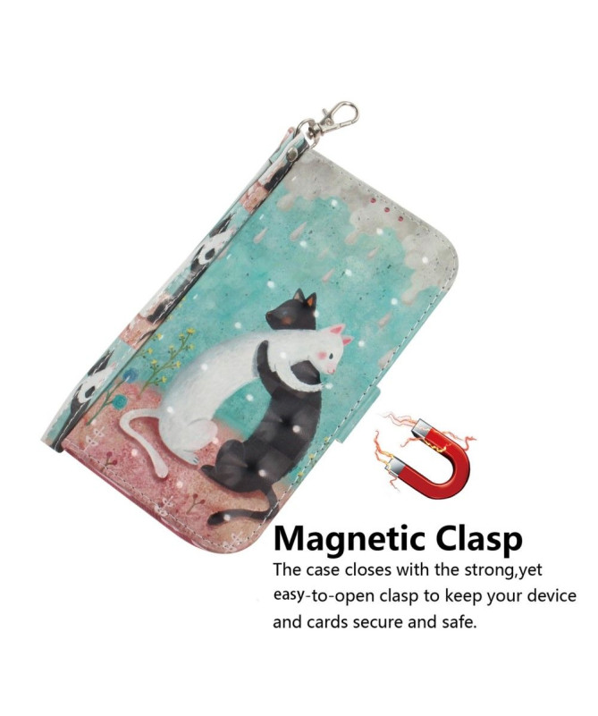 Housse Realme C35 Deux chats font un câlin