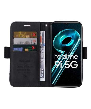 Housse Realme 9i 5G Rétro à Lanière