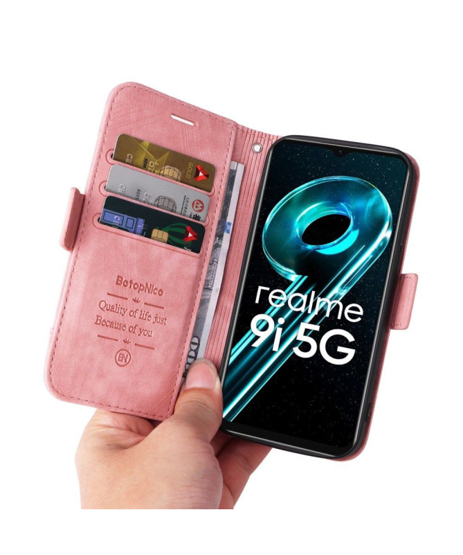 Housse Realme 9i 5G Rétro à Lanière