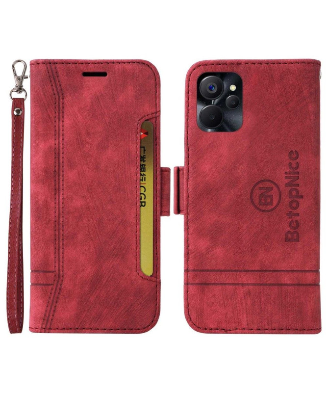 Housse Realme 9i 5G Rétro à Lanière