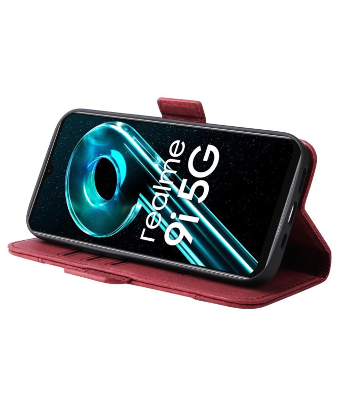 Housse Realme 9i 5G Rétro à Lanière