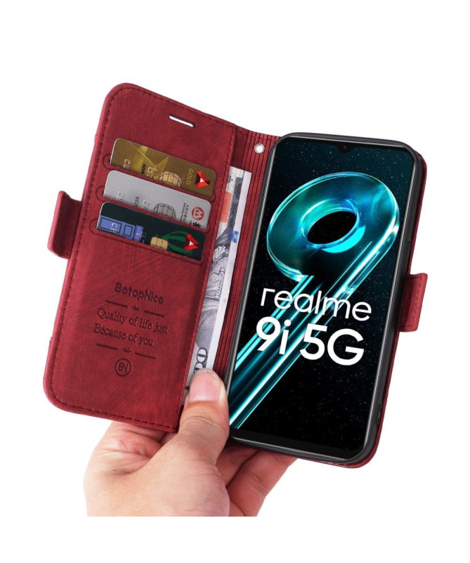 Housse Realme 9i 5G Rétro à Lanière