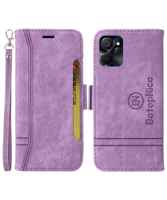 Housse Realme 9i 5G Rétro à Lanière