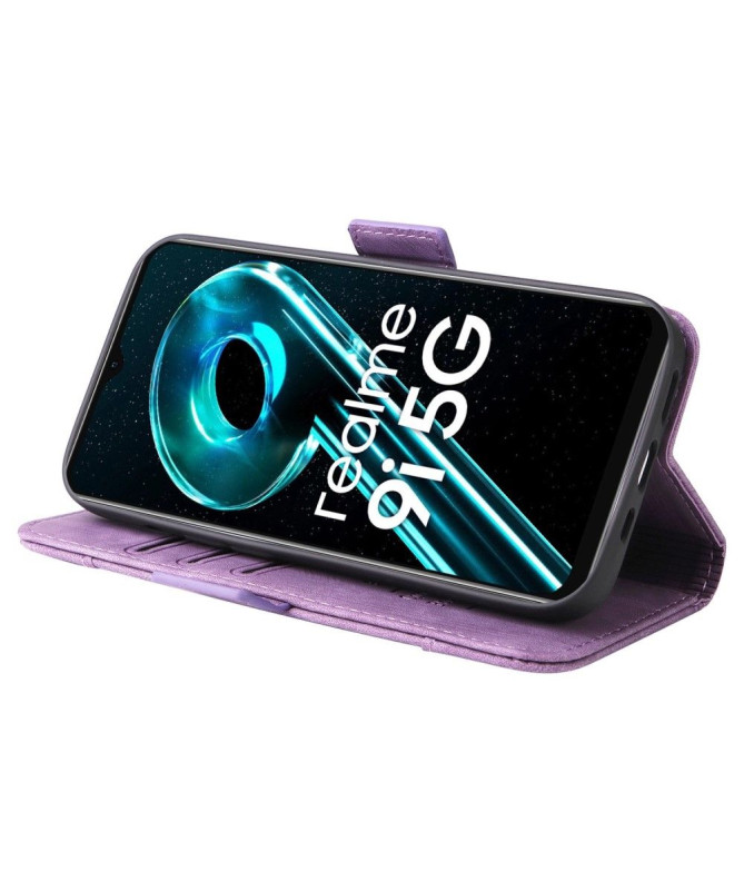 Housse Realme 9i 5G Rétro à Lanière