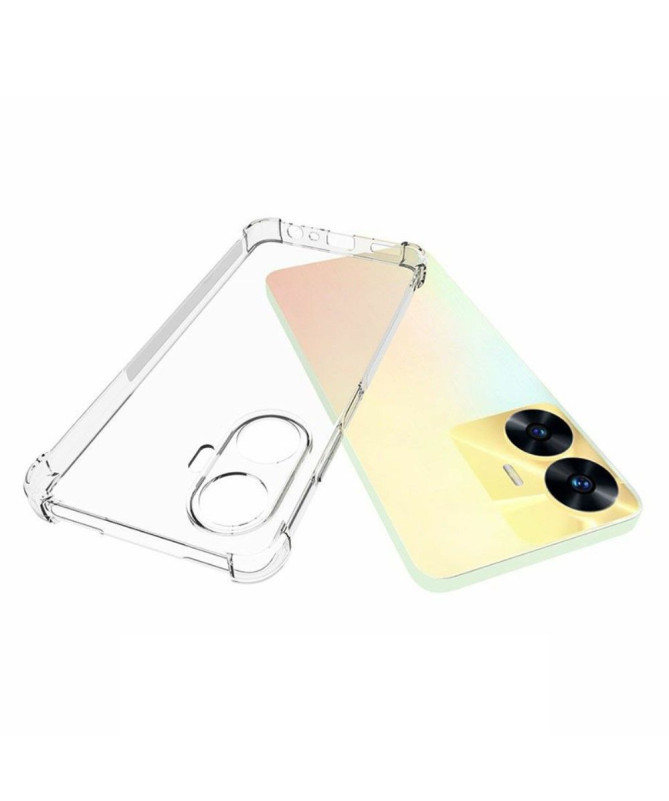 Coque Realme C55 transparente angles renforcés