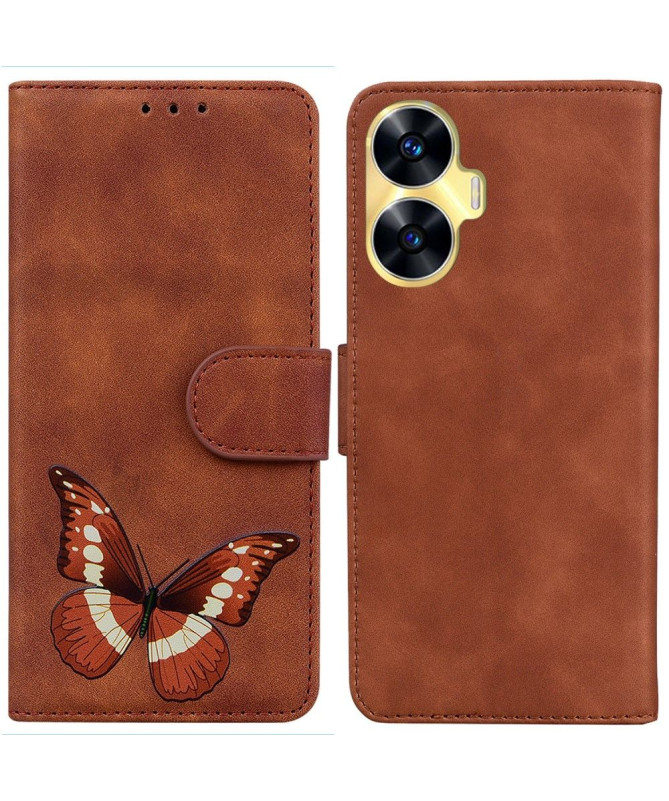 Housse Realme C55 Protection Papillon Coloré