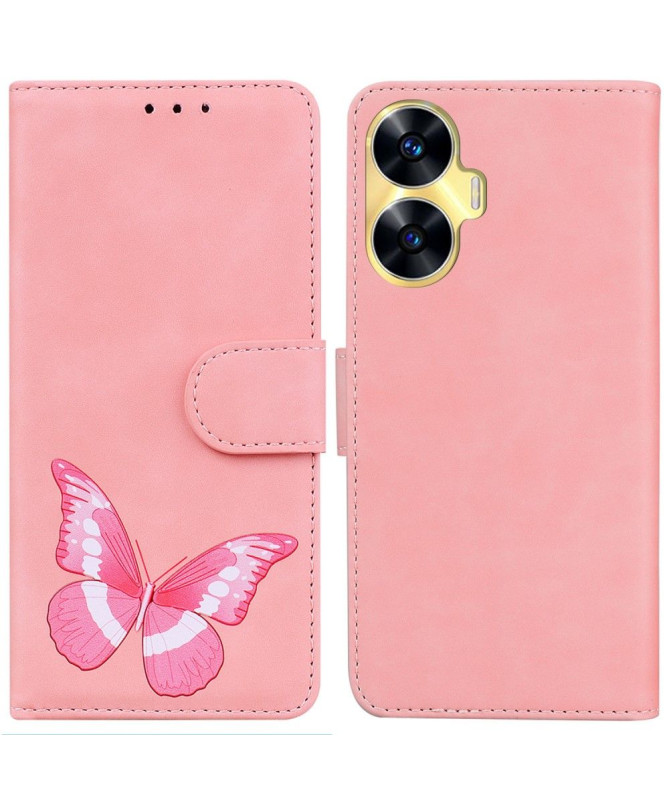 Housse Realme C55 Protection Papillon Coloré