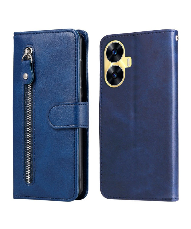 Housse Realme C55 Zipper Pocket Fonction Support