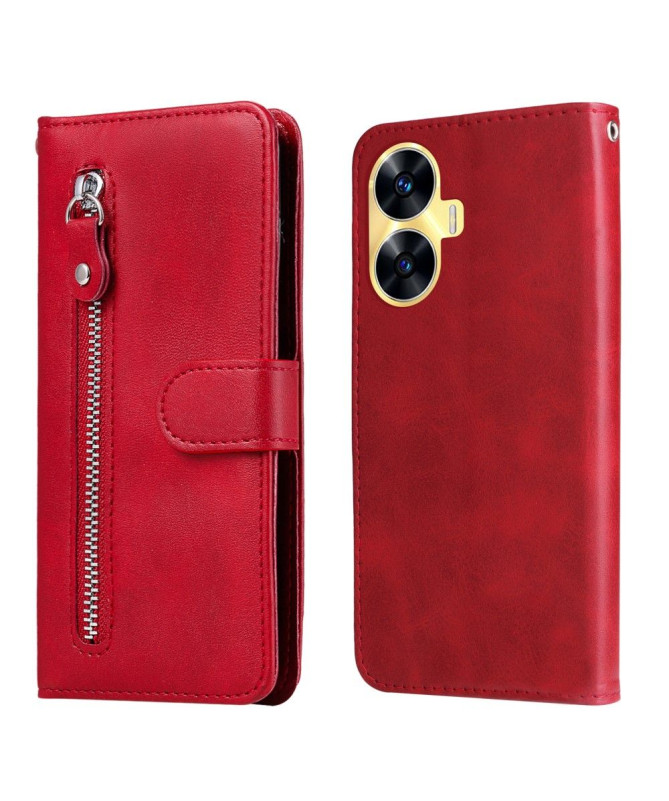 Housse Realme C55 Zipper Pocket Fonction Support