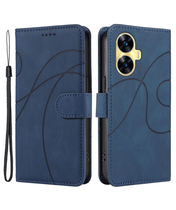 Housse Realme C55 Bicolore artistique