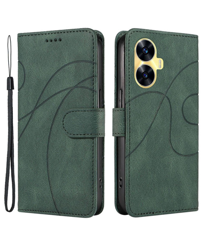 Housse Realme C55 Bicolore artistique