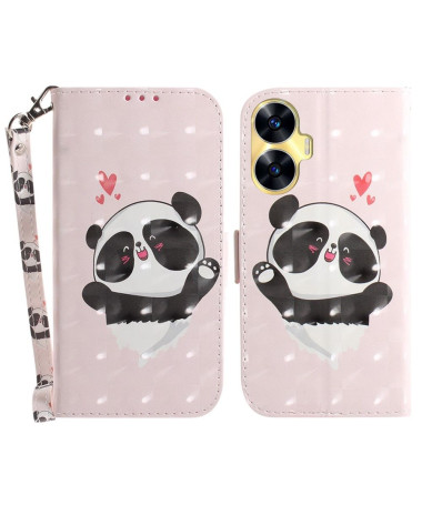 Housse Realme C55 Mignon Panda