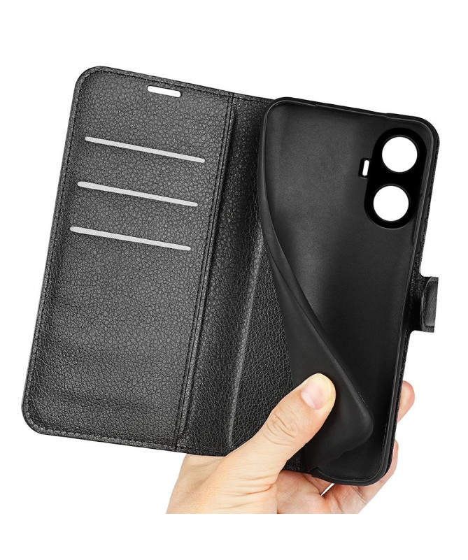 Housse Realme C55 portefeuille style cuir