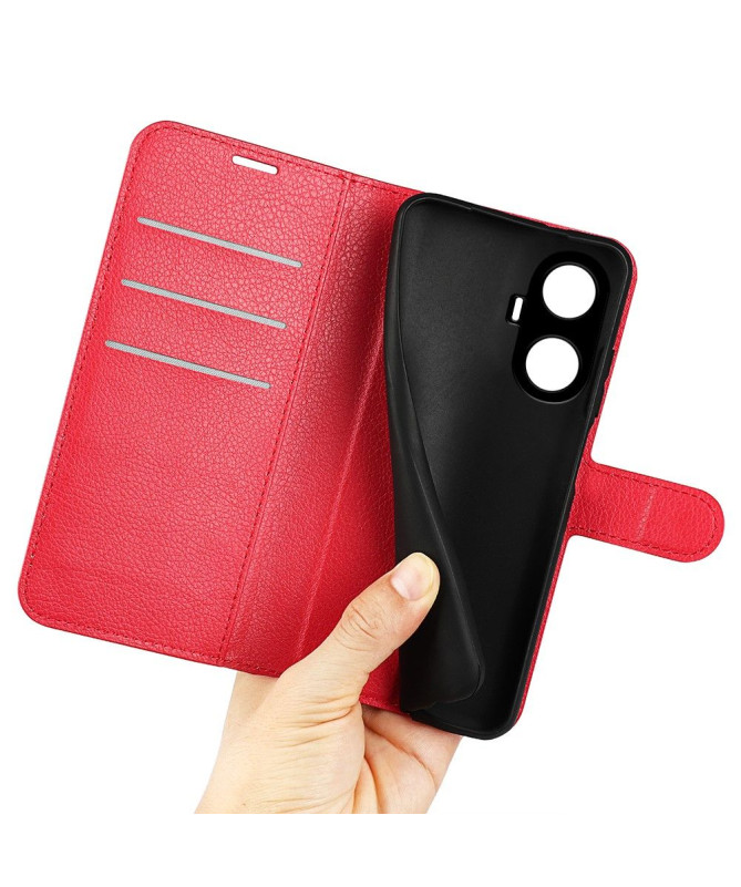 Housse Realme C55 portefeuille style cuir