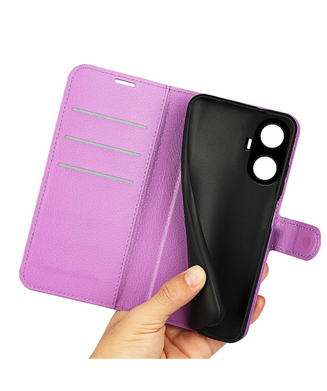 Housse Realme C55 portefeuille style cuir