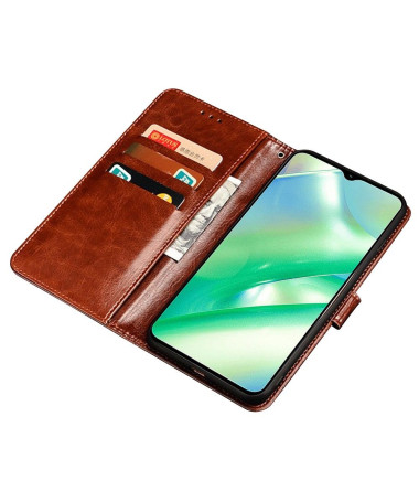 Housse Realme C55 IDEWEI Folio Effet Cuir