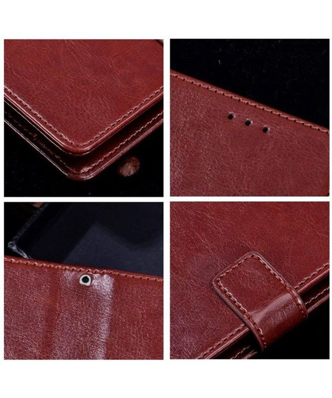 Housse Realme C55 IDEWEI Folio Effet Cuir