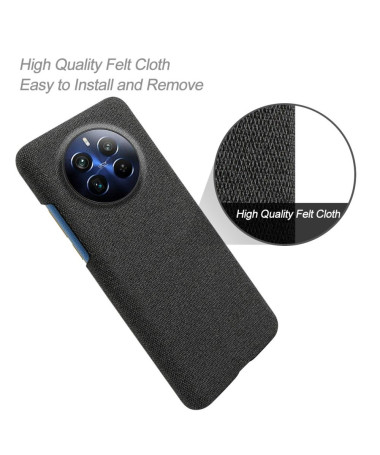 Coque Realme 12 Pro / 12 Pro Plus revêtement tissu