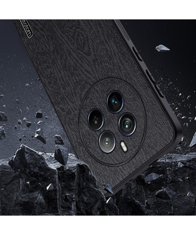 Coque Realme 12 Pro / 12 Pro Plus effet cuir style bois