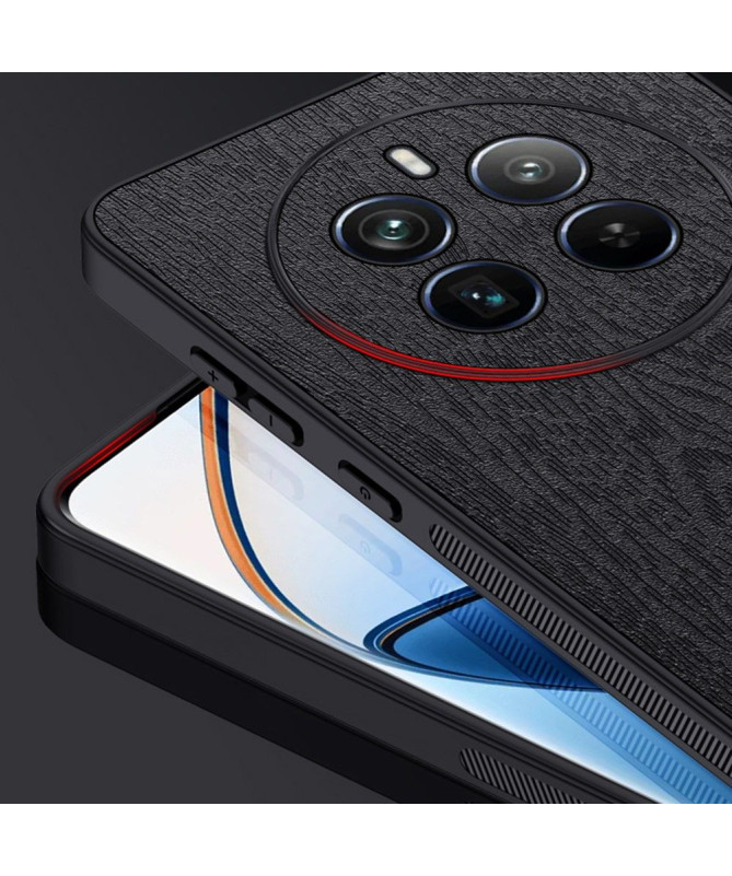 Coque Realme 12 Pro / 12 Pro Plus effet cuir style bois