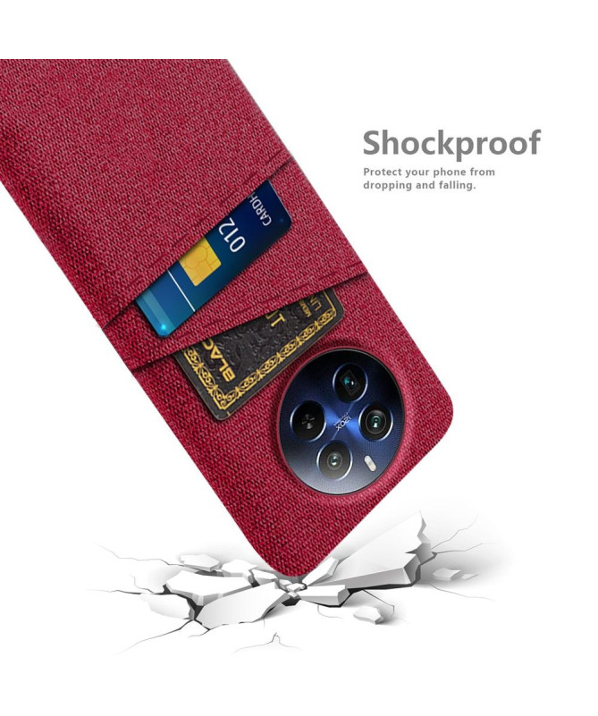 Coque Realme 12 Pro / 12 Pro Plus Tissu Porte-Cartes