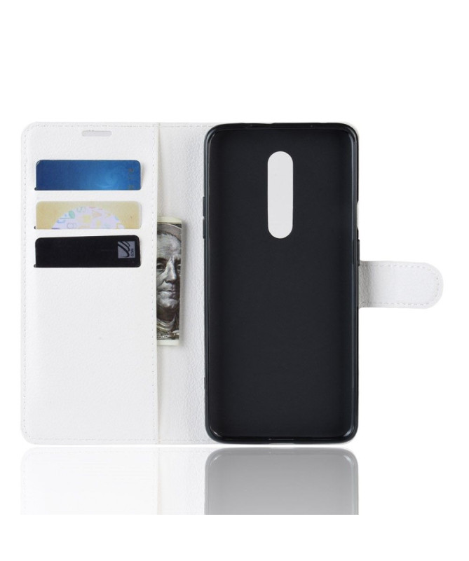 OnePlus 7 Pro - Étui style cuir porte cartes