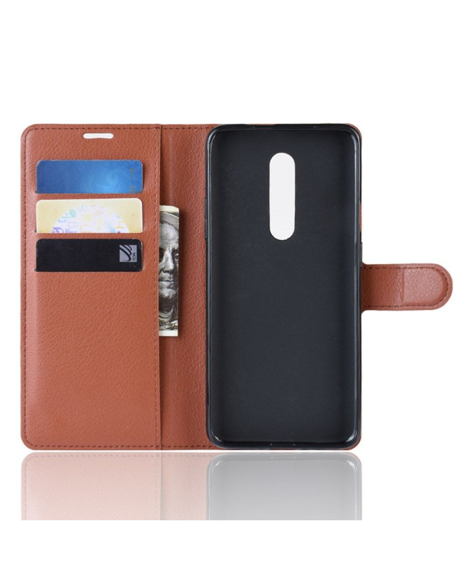 OnePlus 7 Pro - Étui style cuir porte cartes