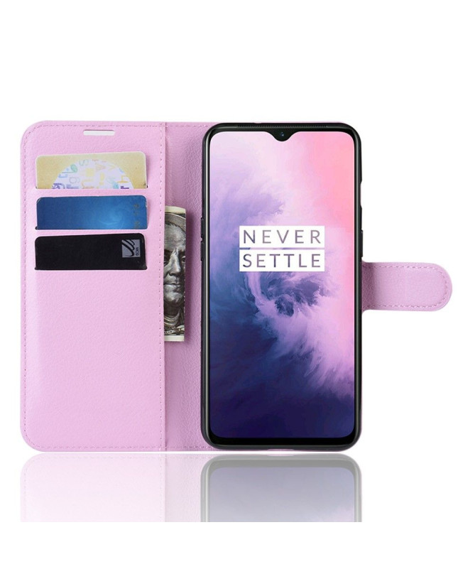 OnePlus 7 - Étui style cuir portefeuille