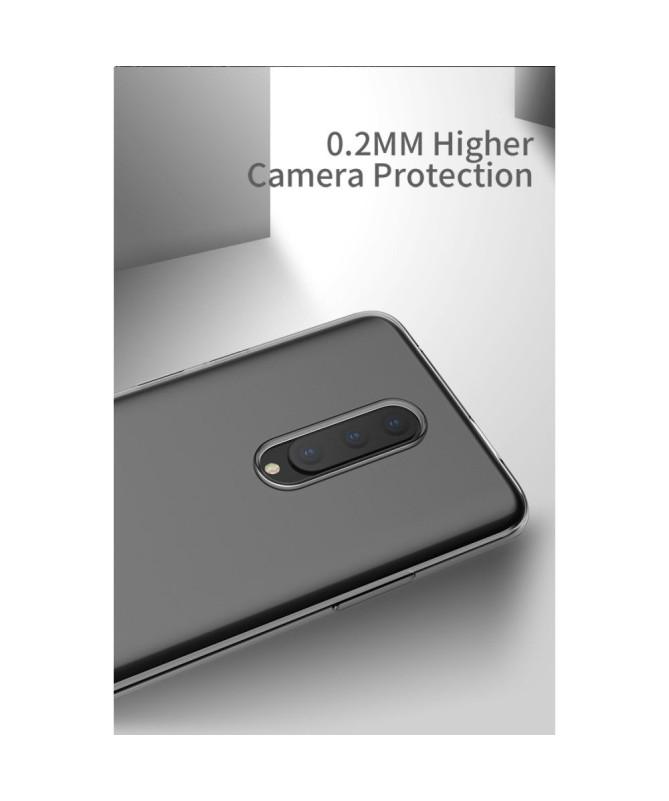 OnePlus 7 Pro - Coque transparente en silicone