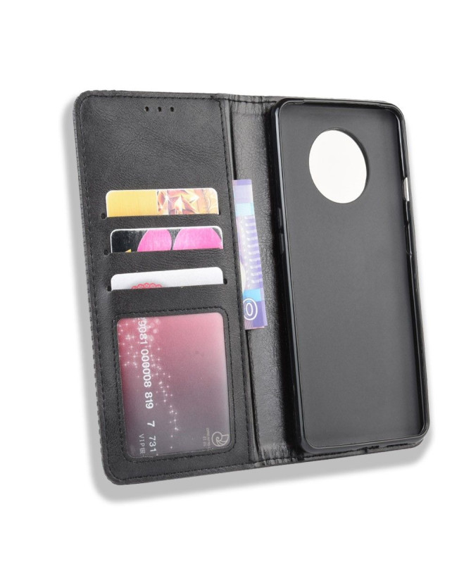OnePlus 7T - Housse Le Cirénius style cuir Noir - photo 3