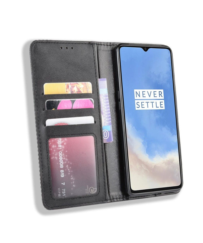 OnePlus 7T - Housse Le Cirénius style cuir Noir - photo 4