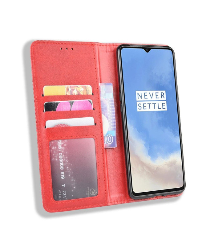 Housse OnePlus 7T Le Cirénius style cuir