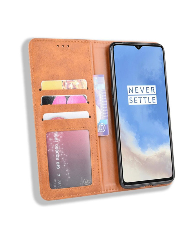 Housse OnePlus 7T Le Cirénius style cuir