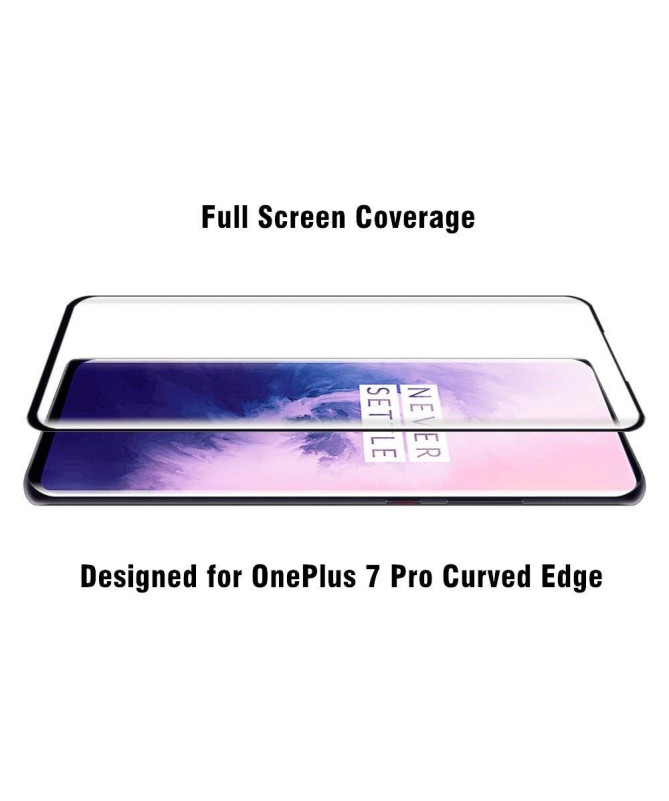 OnePlus 7T Pro / 7 Pro - Pack de 2 films en verre trempé full size