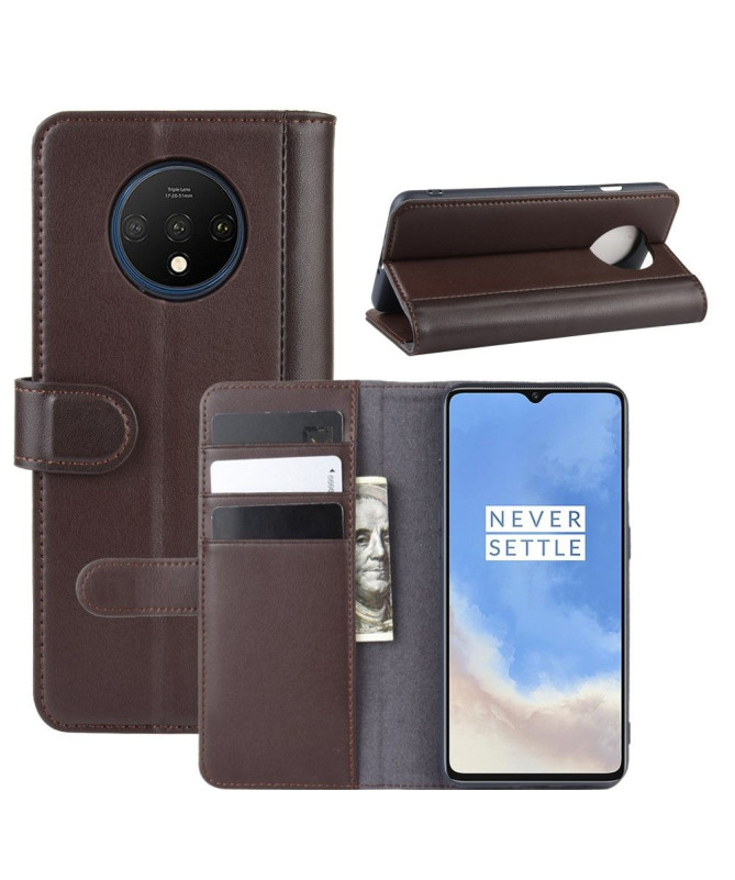 Housse OnePlus 7T cuir premium