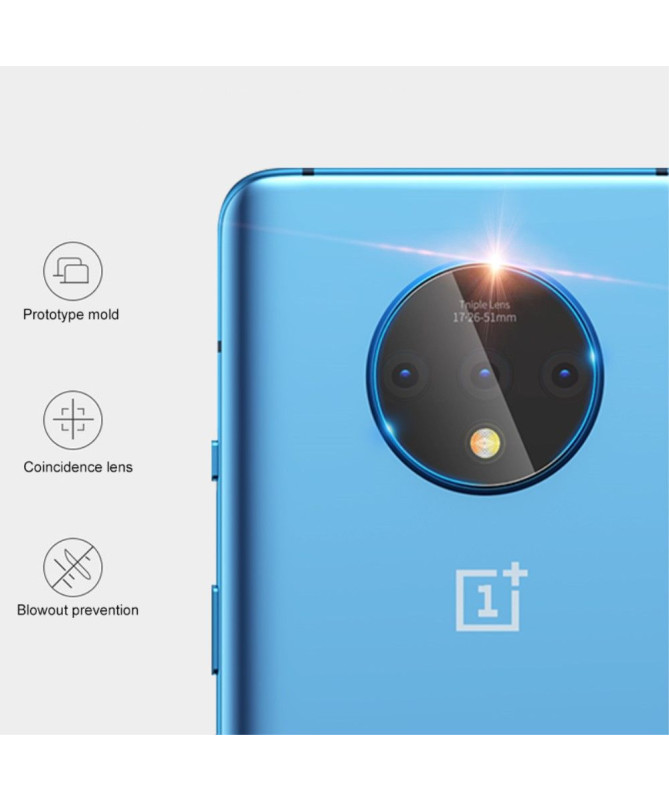2 films en verre trempé pour objectif camera arrière OnePlus 7T