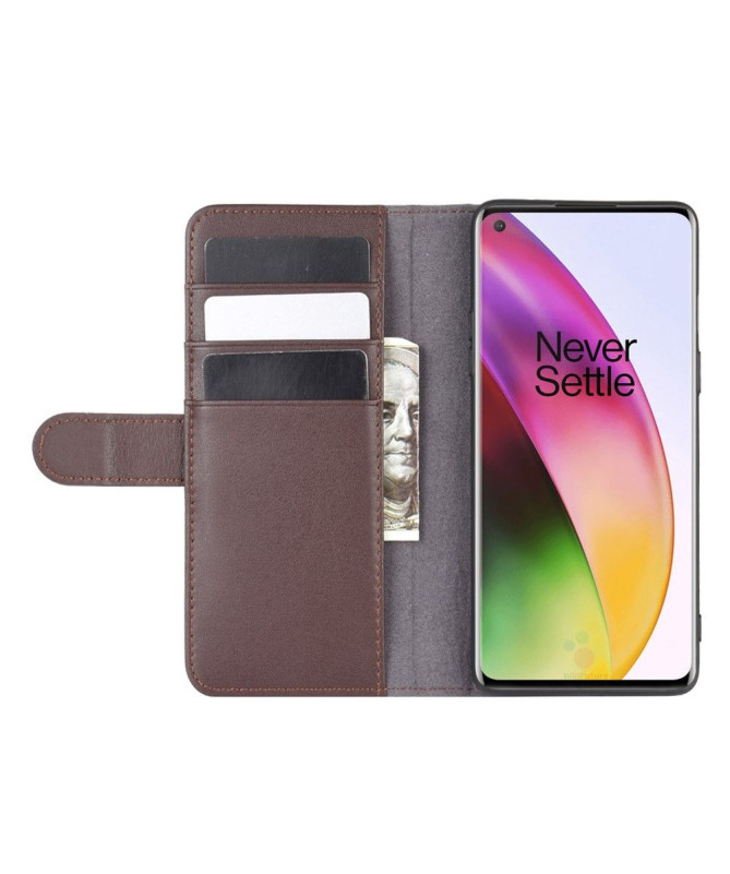 Housse portefeuille OnePlus 8 cuir premium