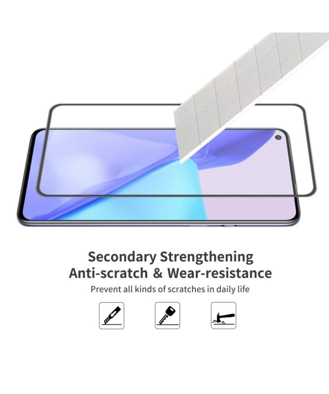 Protections d'écran OnePlus 9 en verre trempé Full Size (2 pièces)