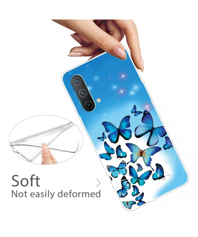 Coque OnePlus Nord CE 5G Papillons Bleus