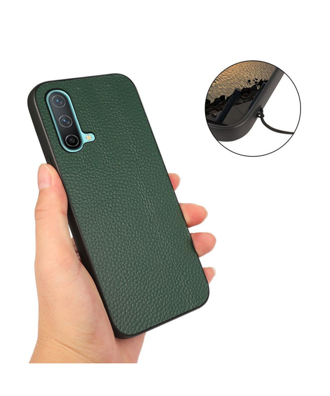 Coque OnePlus Nord CE 5G cuir véritable grainé