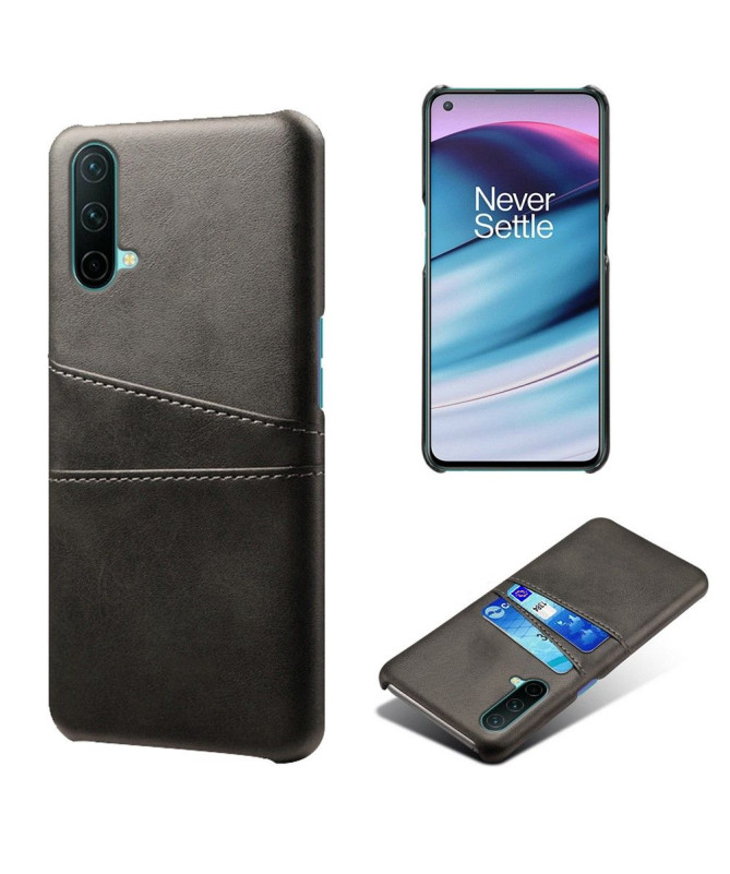 Coque OnePlus Nord CE 5G effet cuir porte cartes