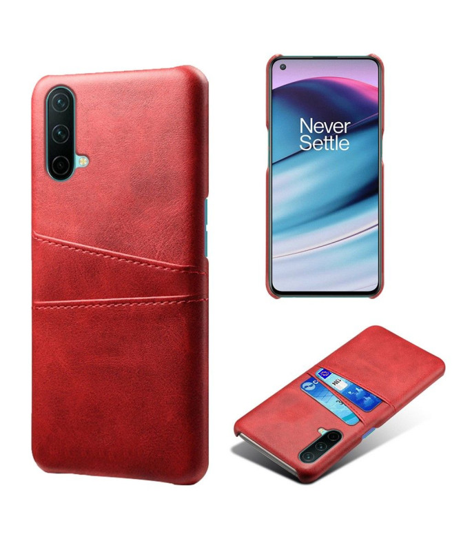 Coque OnePlus Nord CE 5G effet cuir porte cartes