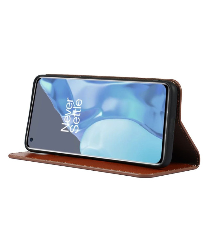 Housse OnePlus 9 Pro Cuir Porte Cartes Fonction Support