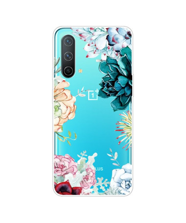 Coque OnePlus Nord CE 5G variété de fleurs