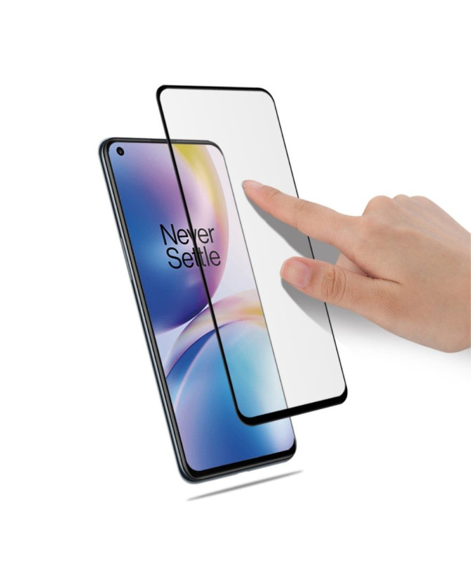 Protection d’écran OnePlus Nord 2 5G en verre trempé full size