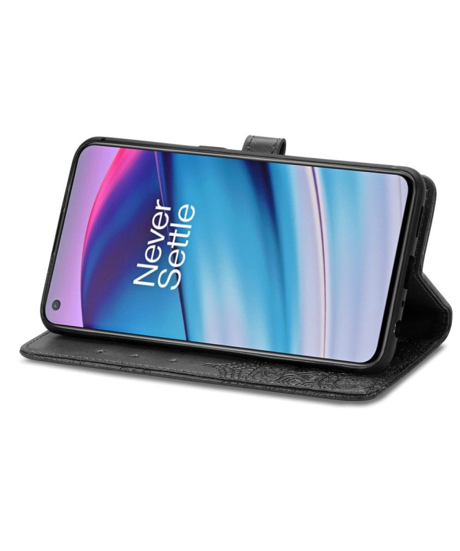 Housse OnePlus Nord CE 5G Mandala relief en simili cuir