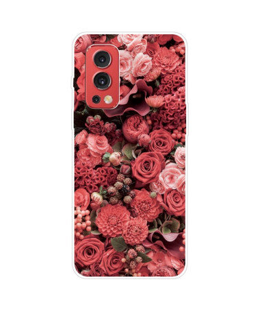 Coque OnePlus Nord 2 5G Red Flower